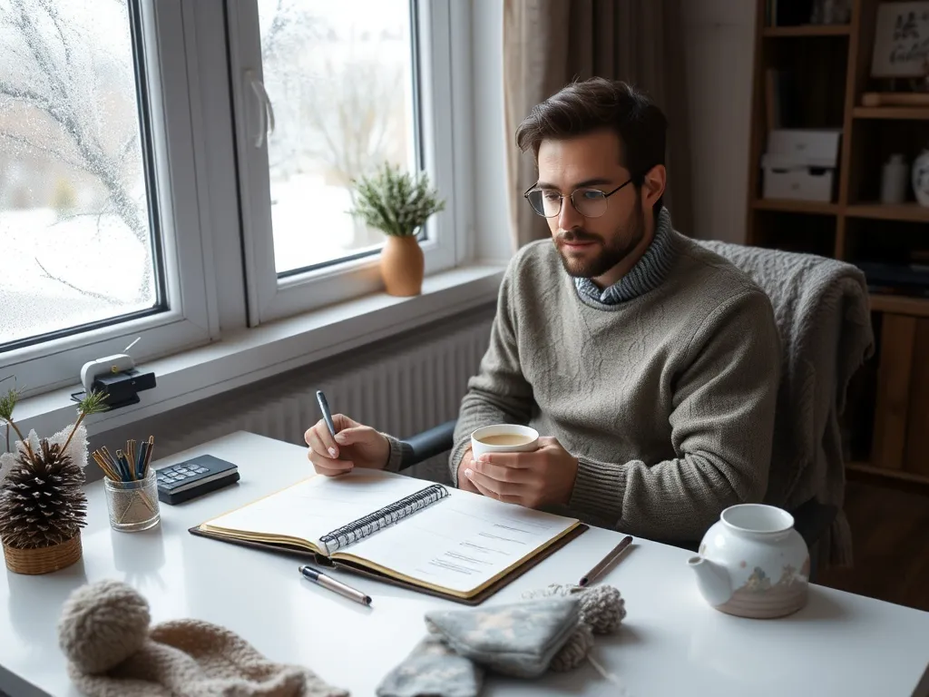 Suunnitteluvihko ja kynä Suunnitteluvihko ja kynä