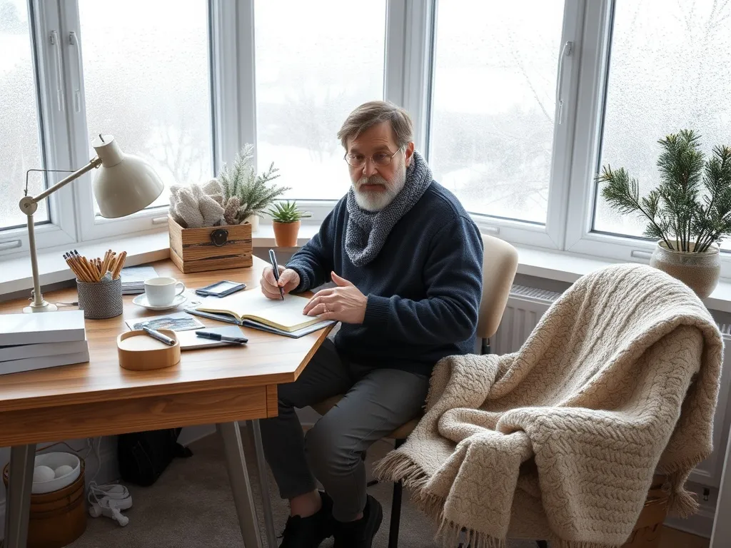 Lumimaisema ja työ Lumimaisema ja työ